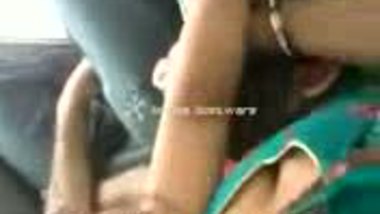 Indian Teen Couple In Car Kissing