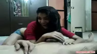 Bhutani teen sister giving hot blowjob session to her cousin