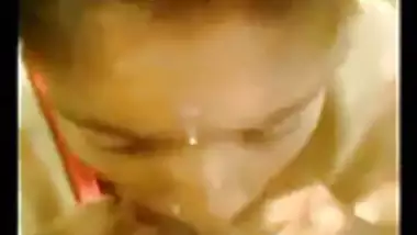 Tamil girl sucking his dick with her bf