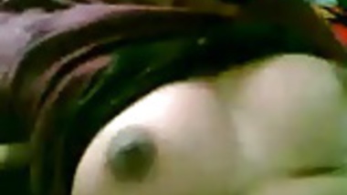 Northindian Aunty Show her Busty Boobs and Pussy to BF