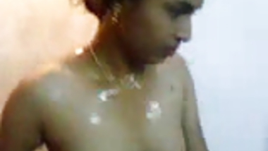 indian girl geting out from shower