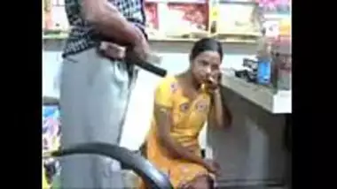 Shop owner having a hot sex with the store girl