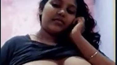 Teen show her huge boobs while talking on mobilephone