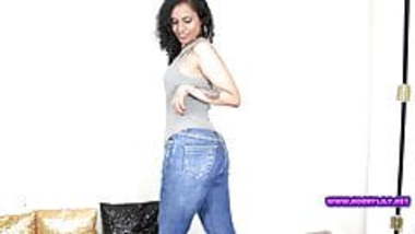 Indian Wife Riding Dildo With Jeans Still On