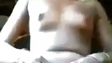 Desi Village girl recording her undressing and showing pussy