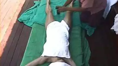 Hidden cam Bali Female Tourist gets a happy ending massage