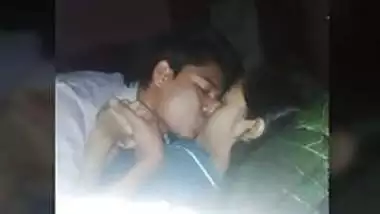 Cute sexy girl kising on bed