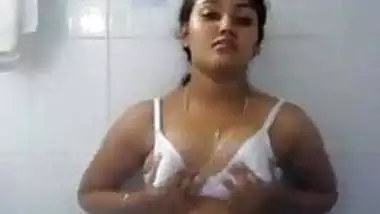 Indian girl mustrabating in bathroom