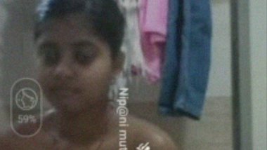 Indian bathroom naked bathing video clip