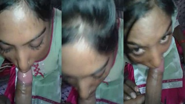 Desi girl blowjob to her lover at his farmhouse