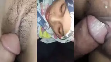Hijabi girl moaning sex action with her lover