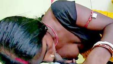 Hot Indian Wife Blowjob At Home