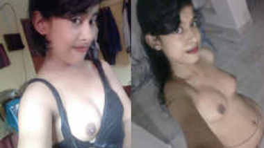 Cute indian girl Anjali play her pussy and boobs