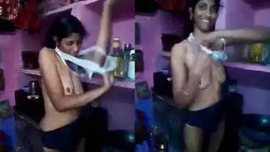 Cute Indian Girl Showing Her Boobs