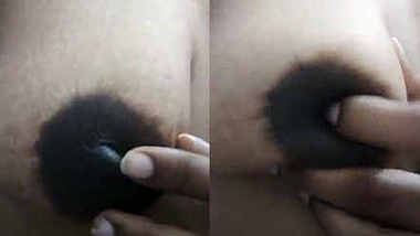 Telugu Girl Showing her Dark Nipple Boob