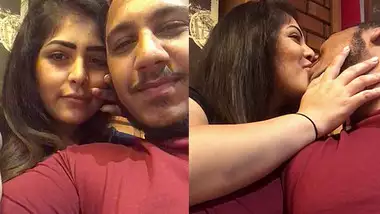Arab Couple Kissing