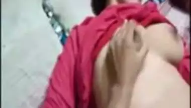 Big boobs Chandigarh bhabhi exposed by devar