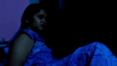 Indian Aunty exposing her pussy for hubby in dark