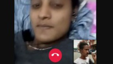 Cute Tamil Malaysian Girl Showing on Video Call