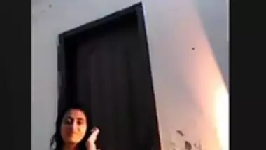 Cute girl video calling