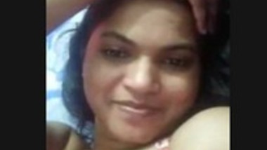 Cute girl on video call with lover