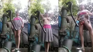[ Indian Hard XXX Porn ] Desi village bhabi nude bath