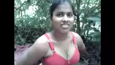 Naked Indian village girl banged in the forest