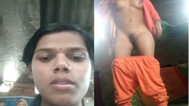 It is hard to make for a living in a village so Desi girl becomes webcam model