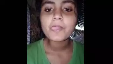 Beautiful village girl fingering selfie video capture
