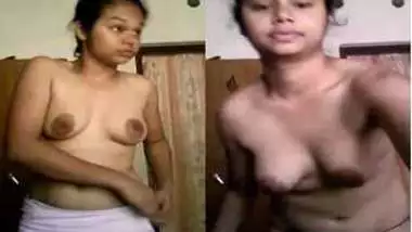 Indian girl films XXX video to know guys' opinion about her tits