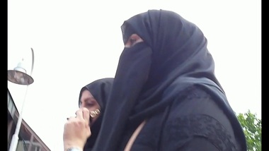 XXX Desi wolter's hijab bitch on the street