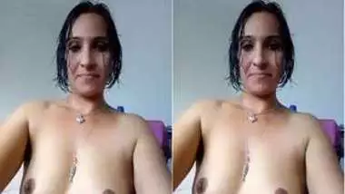 Playful Desi MILF teases with her slender XXX body in the bathroom