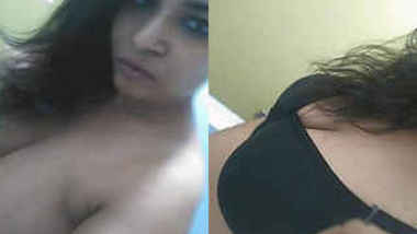 Sexy Desi girl is proud of her XXX melons and it's easy to understand why