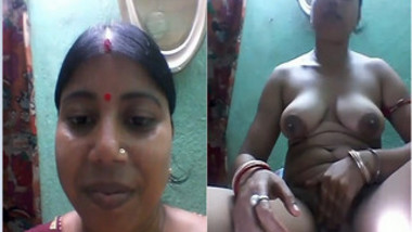 MILF with bindi hopes that husband won't find out about her webcam experience