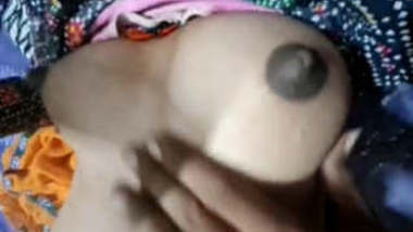 Anjubhabhi showing her boobs and ass