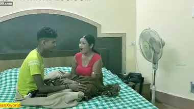 Indian Bengali stepmom hot rough sex with teen son