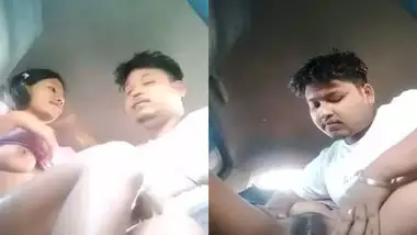 Assamese lovers enjoying sex inside car