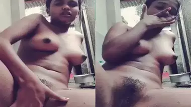 Cute Desi girl fingering and tasting pussy juice