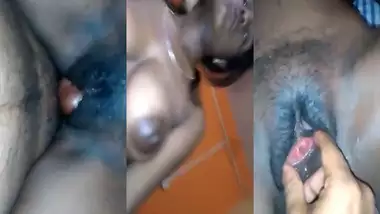 Virgin GF’s black Desi pussy fucking porn MMS video