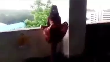 My new red dress for flashing outdoor in public, Desi mms full sex video