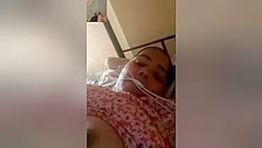 Today Exclusive- Horny Desi Bhabhi Showing Her Boobs And Pussy On Vide Call Part 1