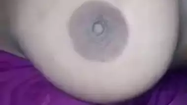 Sleeping Wife Boob Pressed And Captured By Hubby