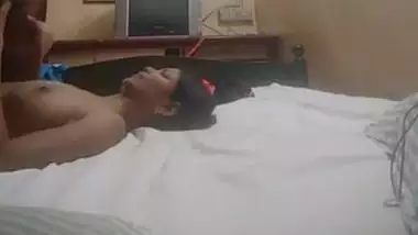 Desi Tamil XXX babe fucks hard with her boyfriend on camera MMS
