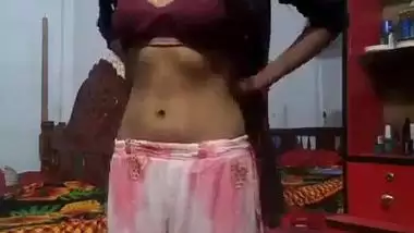Slim Desi college girl shows bald XXX pussy and tits with big nipples
