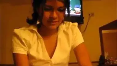 Indian porn clip of an office angel having enjoyment with her colleague