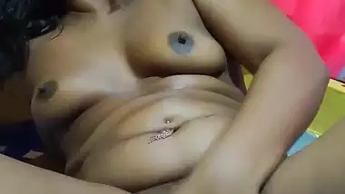 Horny girl fingering