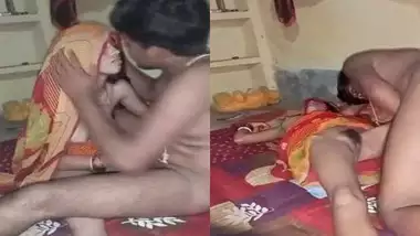 Village couple having sex at night on cam