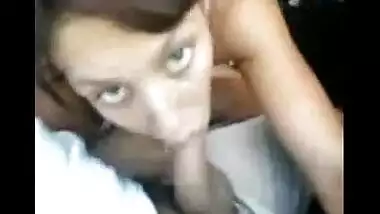 NRI house wife blowjob video recorded in a bus.