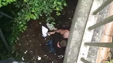 Couple caught having sex under the bridge