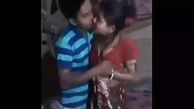 Indian young house wife having fun with her husband